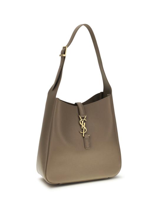 26SS 생로랑 LE 5 A 7 서플 그레인드 레더 스몰백 850533AAAUQ 1346 GREY - SAINT LAURENT