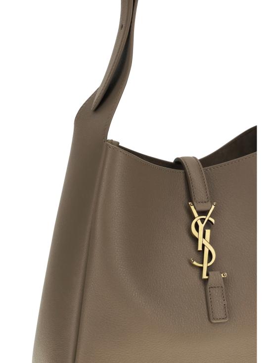 26SS 생로랑 LE 5 A 7 서플 그레인드 레더 스몰백 850533AAAUQ 1346 GREY - SAINT LAURENT