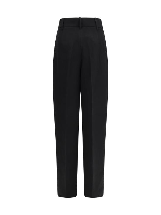 26SS 막스마라 스튜디오 스트레이트 팬츠 2616131032600 011 BLACK - MAX MARA STUDIO