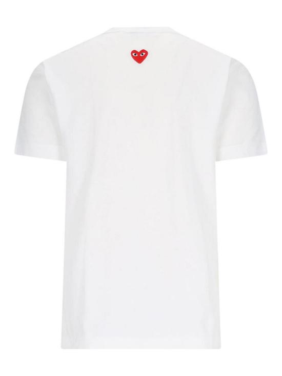 25FW 꼼데가르송 반팔 티셔츠 AXT3400513 White - COMME DES GARCONS