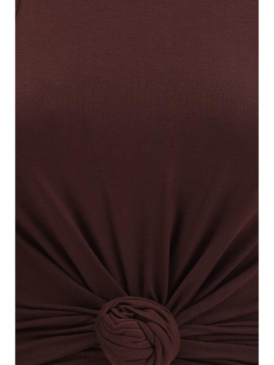 26SS 마그다뷰트림 민소매 티셔츠 166526 BROWN - MAGDA BUTRYM