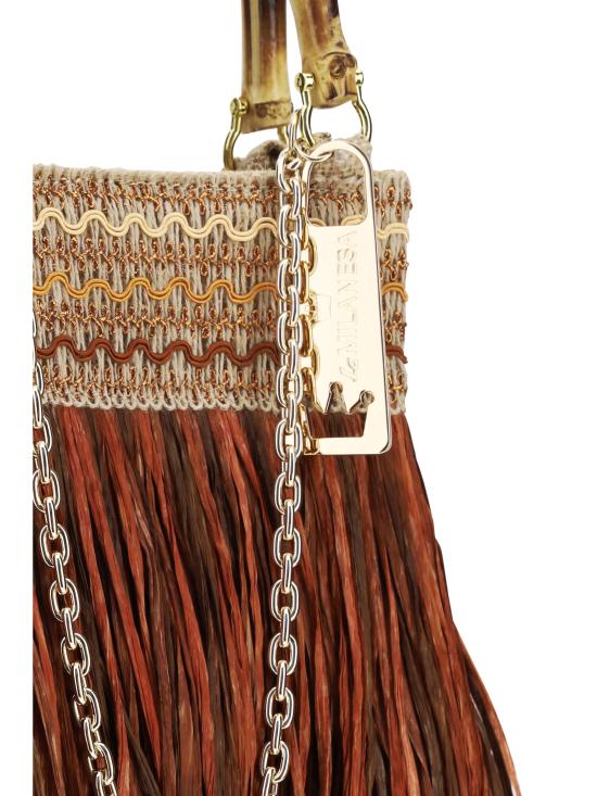 26SS 라밀라네사 토트백 CALLASR RUGGINE RED - LA MILANESA