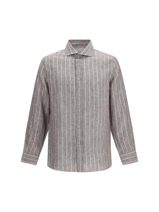 26SS 브루넬로 쿠치넬리 긴팔 셔츠 MA6860627 C146 BEIGE