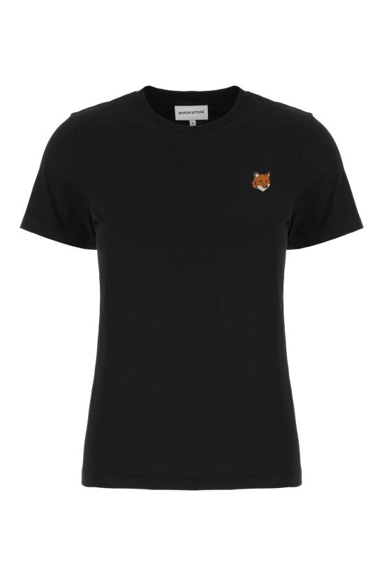 26SS 메종키츠네 폭스 헤드 레귤러 폴로 티셔츠 PW00113KJ7026 P199 BLACK