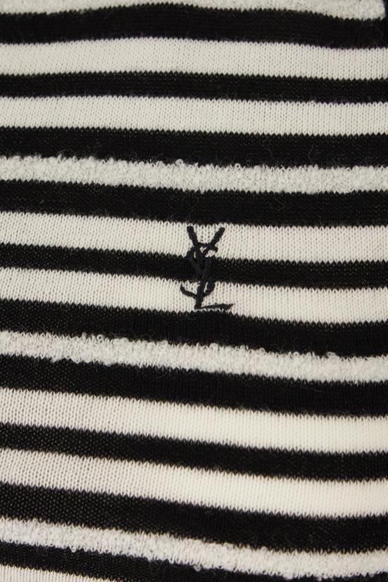 26SS 생로랑 민소매 티셔츠 743660Y37KT 1095 NOIRNATUREL - SAINT LAURENT