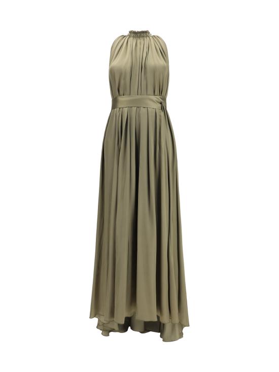 26SS 사 수 파이 롱 원피스 S26580 0750 GREEN