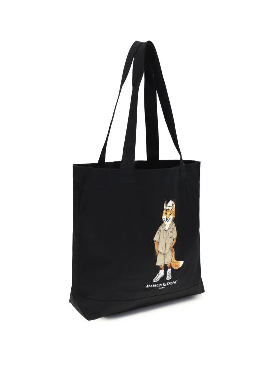 26SS 메종키츠네 숄더백 QU05109WW9042 P199 BLACK - MAISON KITSUNE