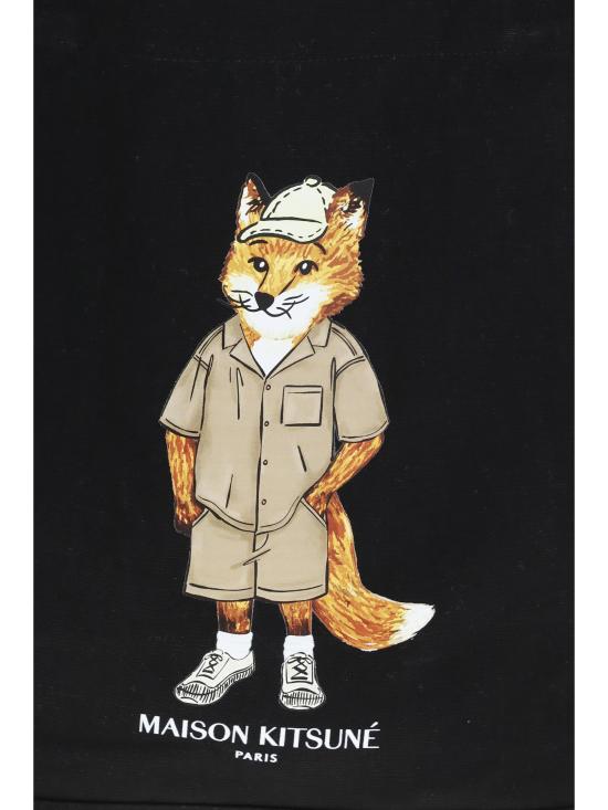 26SS 메종키츠네 숄더백 QU05109WW9042 P199 BLACK - MAISON KITSUNE