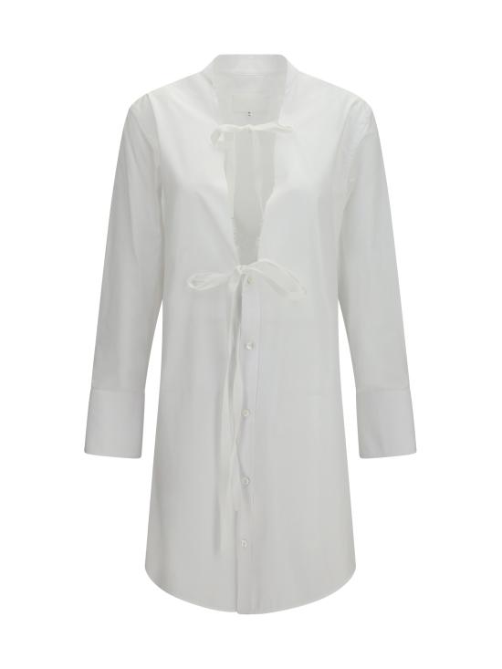 26SS 마르지엘라 미디 원피스 S29DD0068S43001 100 WHITE