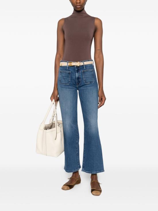 26SS 월포드 바디수트 티셔츠 76071 4877 Brown - WOLFORD