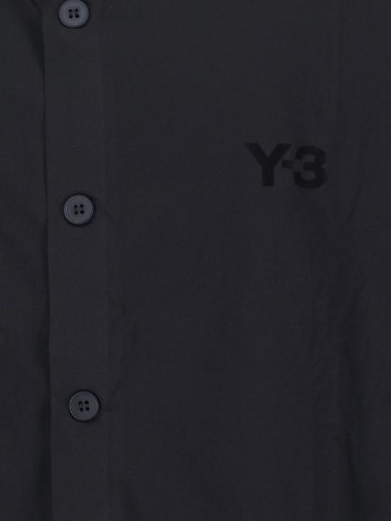  와이쓰리 반팔 셔츠 Y3 초경량 우븐  블랙 - Y-3