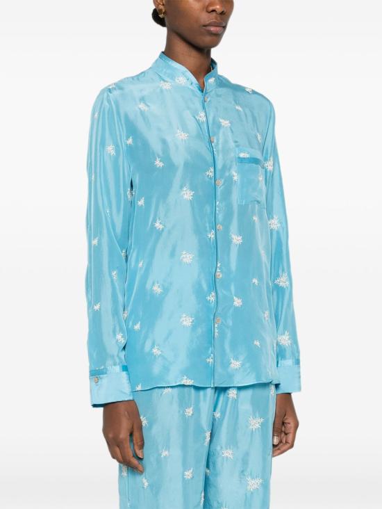 26SS 포르테포르테 블라우스 14868 MYSHIRTTURCHINO Clear Blue - FORTE FORTE