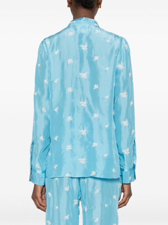 26SS 포르테포르테 블라우스 14868 MYSHIRTTURCHINO Clear Blue - FORTE FORTE