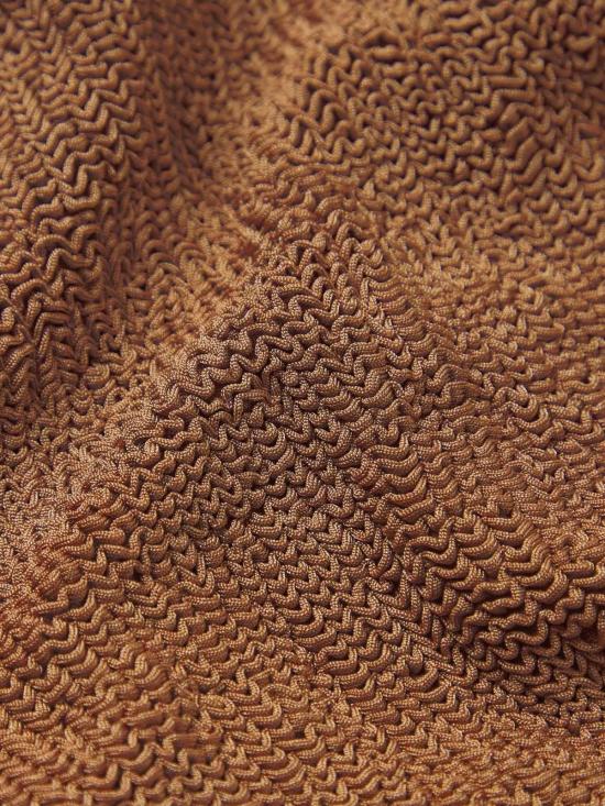  훈자 지 원피스 수영복 훈자 G 스퀘어넥  메탈릭 초콜릿 - HUNZA G