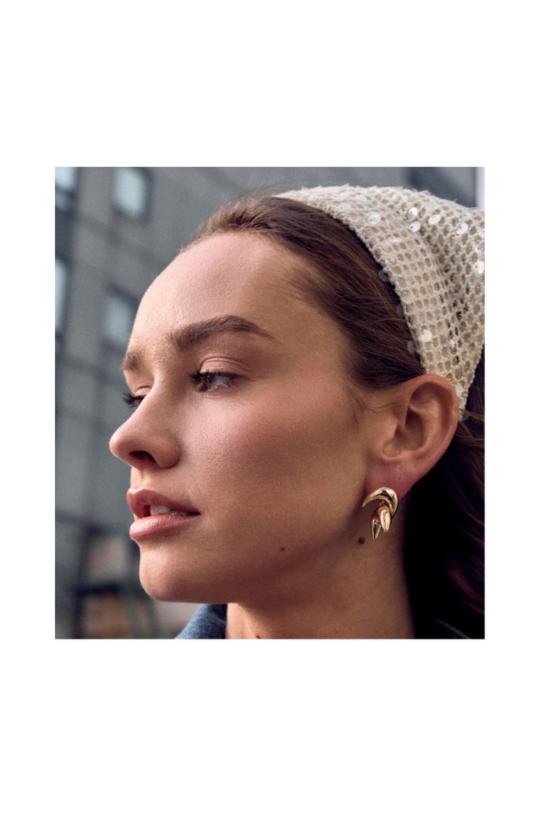  레레 사도히 이어링 르 르 사도기 골드 자하 드롭 - LELE SADOUGHI