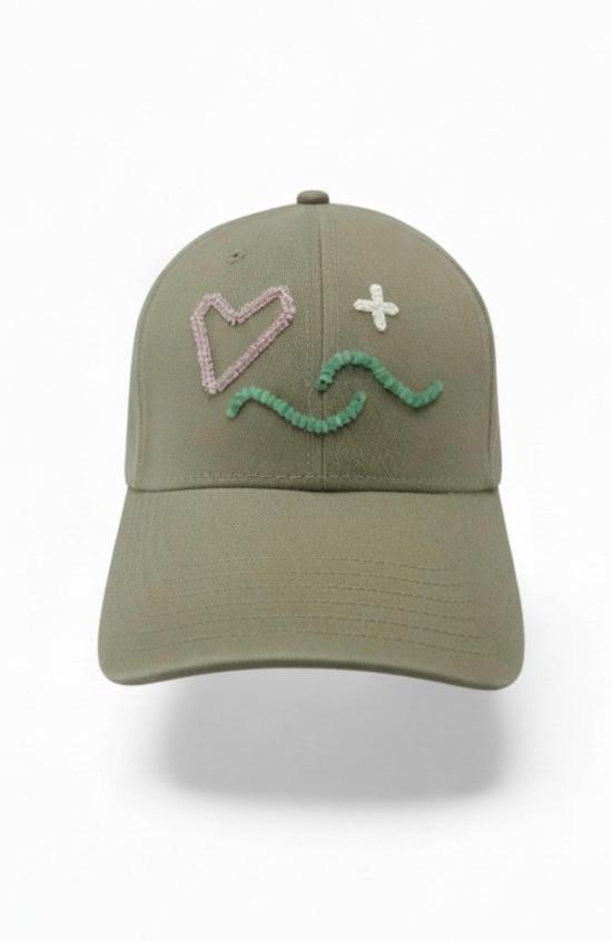  C. GRASSI 볼캡 C. Grassi 에너지 프로젝트 사랑과 빛 , 수공예 천연 크리스탈 비즈 장식 - OTHER BRANDS