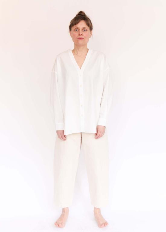  샤이나 모트 셔츠 스튜디오 셔츠 블라우스 - SHAINA MOTE