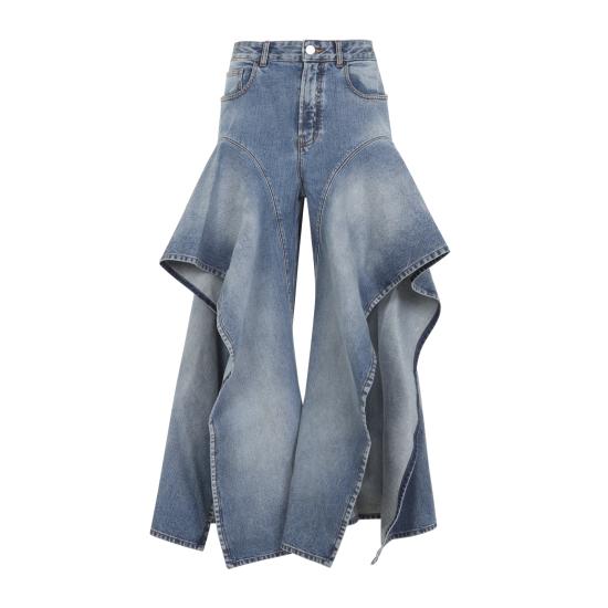 26SS 알라이아 데님 팬츠 AA9P1375D026C A56 FADED BLUE - ALAIA