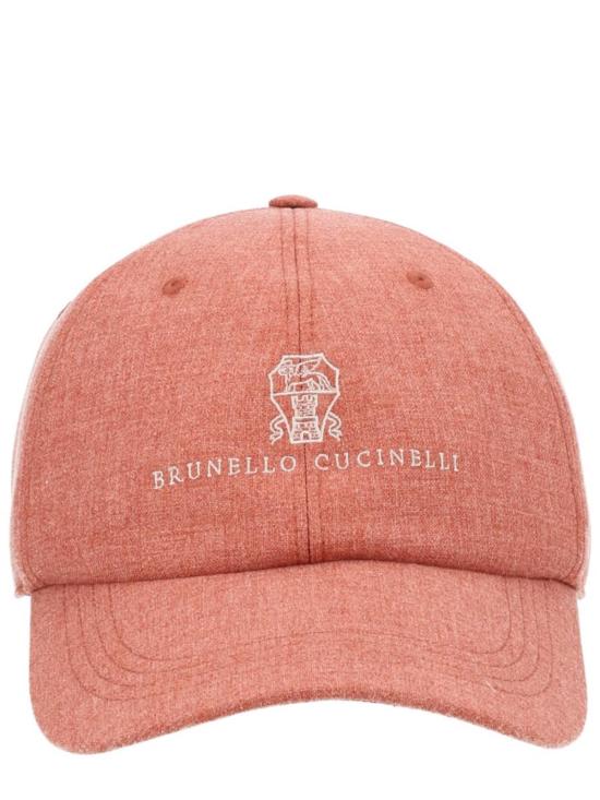  브루넬로 쿠치넬리 볼캡 Brunello Cucinelli 로고 야구  핑크