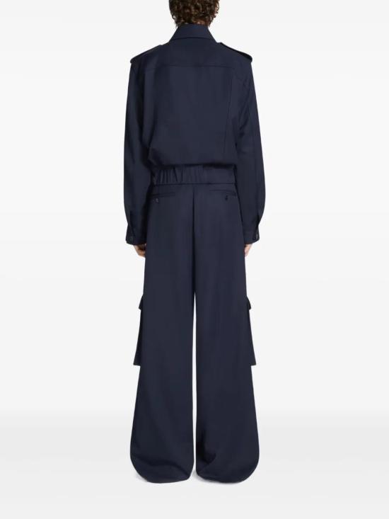 25FW 드리스 반 노튼 스트레이트 팬츠 020915117650 NAVY 509 - DRIES VAN NOTEN
