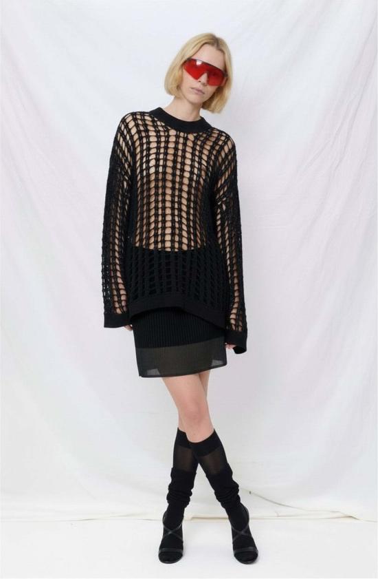  아말리 뢰게 호베 스웨터 A. 로에게 호브 스파이더 니트 탑 - A. ROEGE HOVE