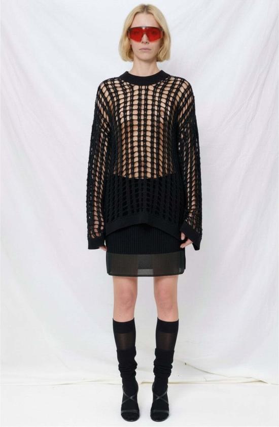  아말리 뢰게 호베 스웨터 A. 로에게 호브 스파이더 니트 탑 - A. ROEGE HOVE