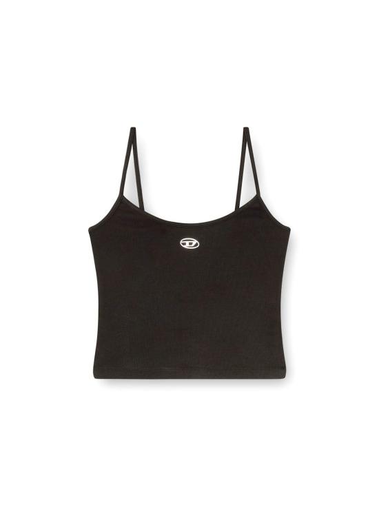  디젤 민소매 티셔츠 코튼 탱크탑 블랙