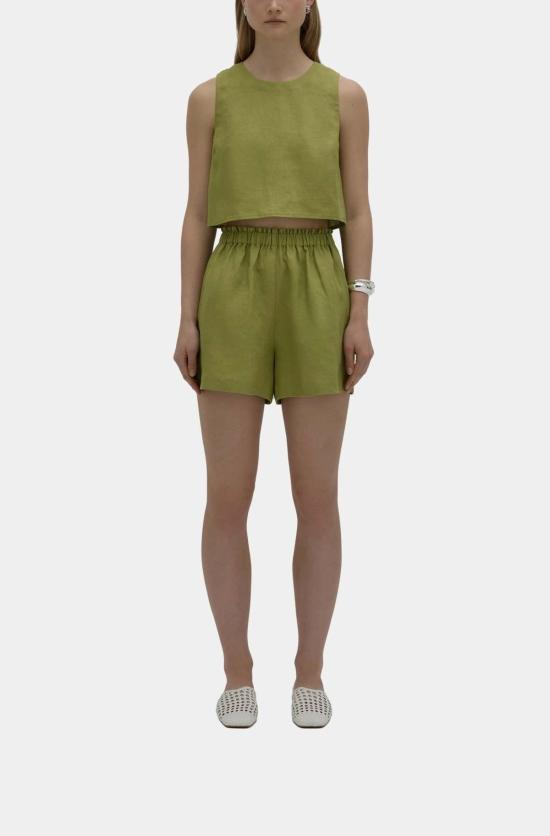  Nude Lucy 민소매 티셔츠 누드 루시 시안 린넨 탑 펀