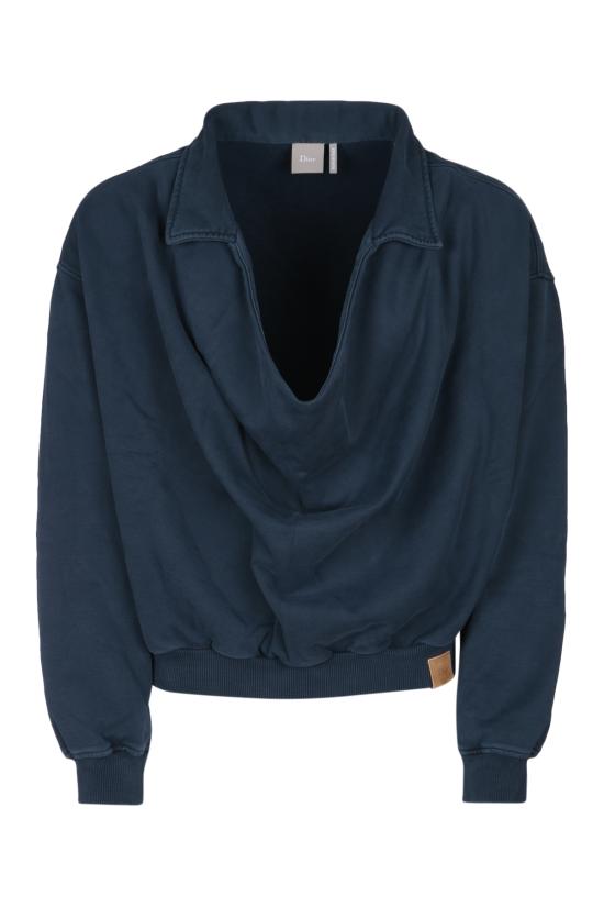 26SS 디올 후드 티셔츠 683J631A3035 500 BLUE