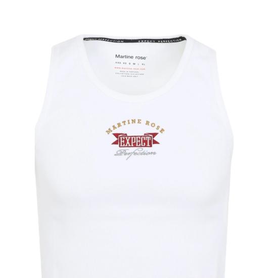 26SS 마틴로즈 민소매 티셔츠 686JE08000F WHT WHITE - MARTINE ROSE