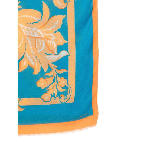 26SS 에트로 머플러/스카프 AKG06 WATA0009 X0888 BLUE ORANGE - ETRO