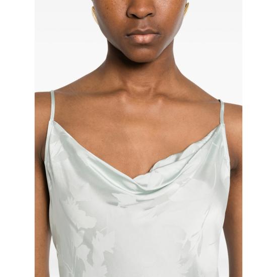 26SS 캘빈클라인 롱 원피스 LV044F011G PAFLO GREEN - CALVIN KLEIN