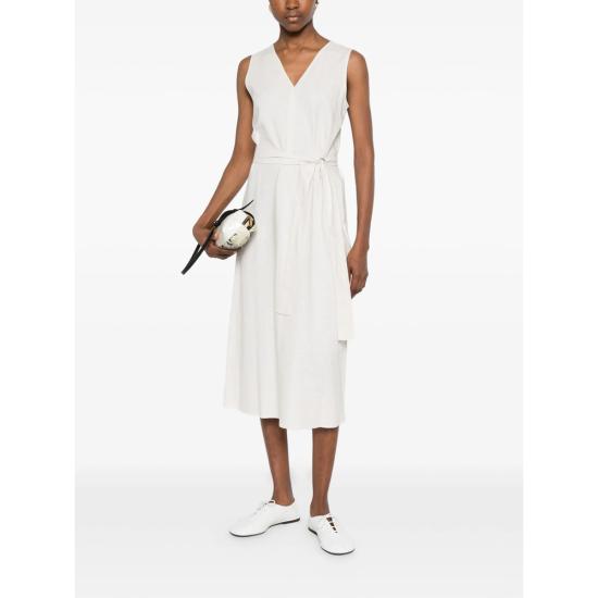 26SS 캘빈클라인 미디 원피스 LV044F040G WHISA NEUTRALS - CALVIN KLEIN