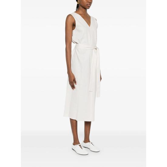 26SS 캘빈클라인 미디 원피스 LV044F040G WHISA NEUTRALS - CALVIN KLEIN