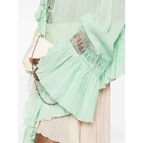 26SS 블루마린 블라우스 2C444A N0477 GREEN - BLUMARINE