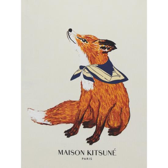 26SS 메종키츠네 숄더백 QU05130WW9042 ECRU WHITE - MAISON KITSUNE