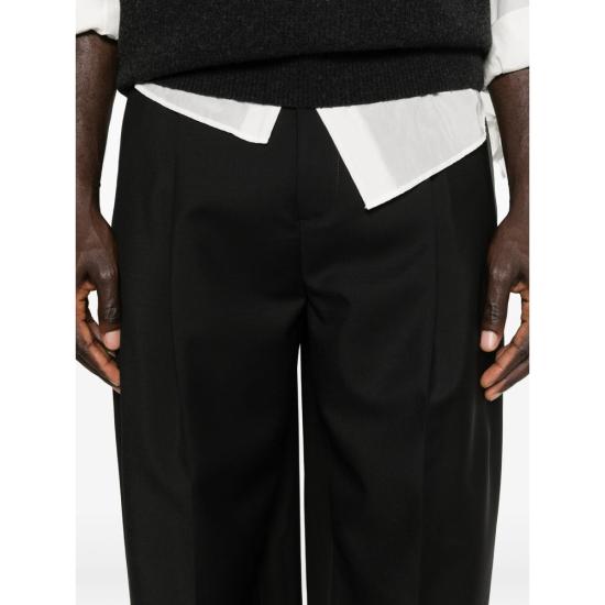 26SS 질샌더 스트레이트 팬츠 J41444 J61KA0063 001 BLACK - JIL SANDER