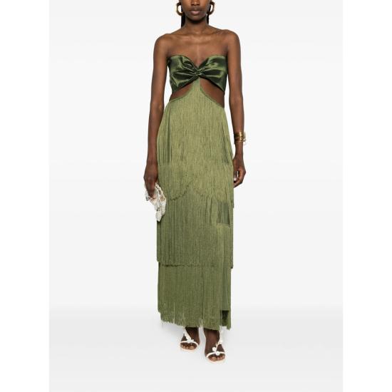 26SS 블레스 롱 원피스 AMBEL OLIVE GREEN - BLESS