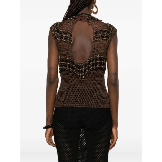 26SS 블레스 민소매 티셔츠 AMARANTO DKBRO BROWN - BLESS