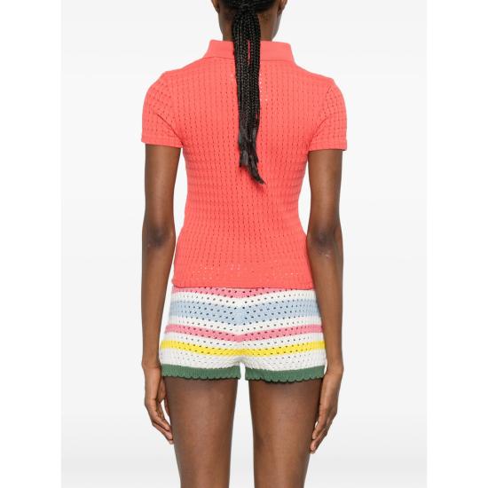 26SS 메종 라비쉬 폴로 티셔츠 ZWROUCHECO POPPY ORANGE - MAISON LABICHE