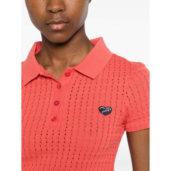 26SS 메종 라비쉬 폴로 티셔츠 ZWROUCHECO POPPY ORANGE - MAISON LABICHE