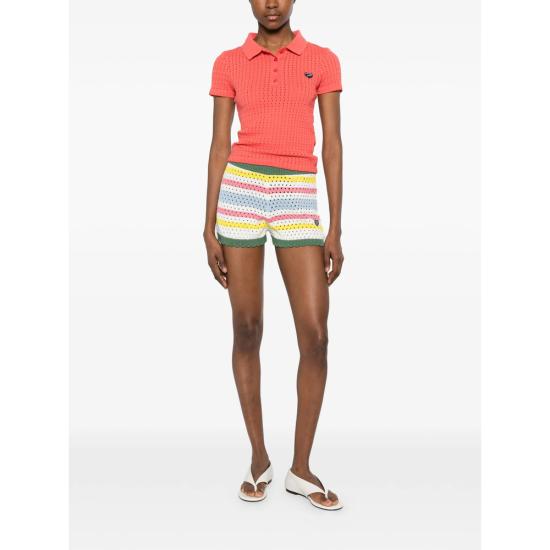 26SS 메종 라비쉬 폴로 티셔츠 ZWROUCHECO POPPY ORANGE - MAISON LABICHE