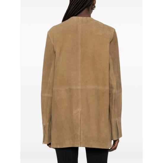 26SS 토템 가죽 자켓 262 WRZ0073 LE0218 104 TOBAC BROWN - TOTEME