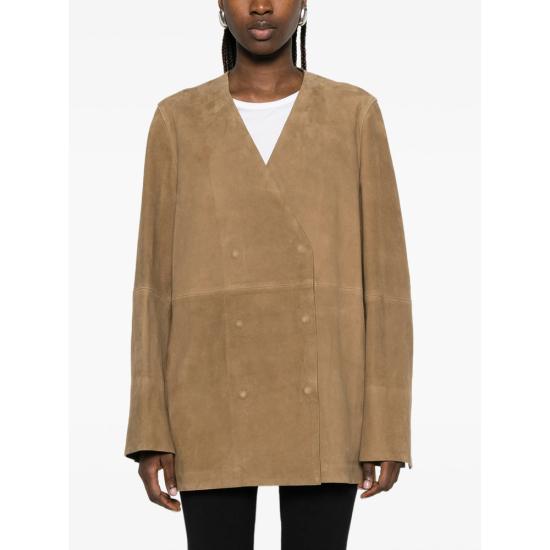 26SS 토템 가죽 자켓 262 WRZ0073 LE0218 104 TOBAC BROWN - TOTEME