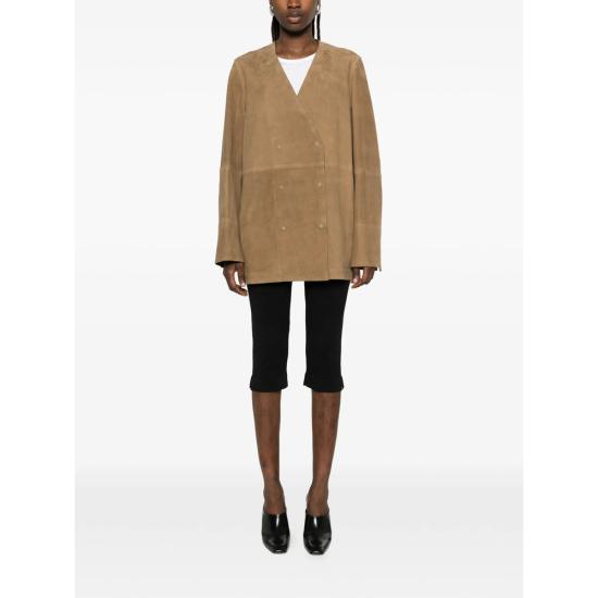 26SS 토템 가죽 자켓 262 WRZ0073 LE0218 104 TOBAC BROWN - TOTEME