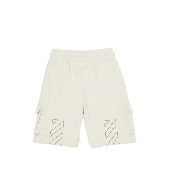 26SS [키즈] 오프화이트 쇼츠/버뮤다 44BCI005S26 F001 050 NEUTRALS - OFF WHITE