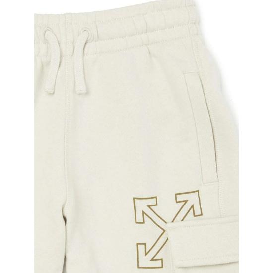 26SS [키즈] 오프화이트 쇼츠/버뮤다 44BCI005S26 F001 050 NEUTRALS - OFF WHITE
