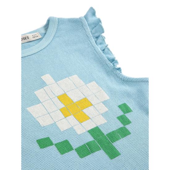 26SS [키즈] 보보쇼즈 티셔츠 B126AC029 451 BLUE - BOBO CHOSES