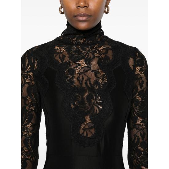 26SS 파코라반 롱 원피스 25PJR0043 PA0170 P001 BLACK - PACO RABANNE