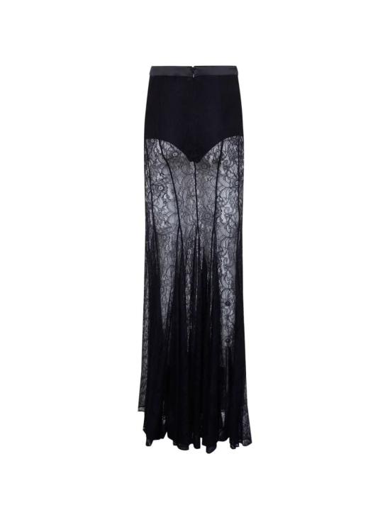26SS 엘리자베타프랜치 롱 스커트 GO17862E2 BLACK - ELISABETTA FRANCHI
